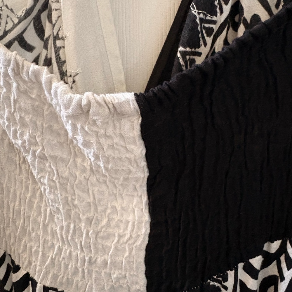 Advance Apparels Black and White Paisley Halter Dress - Picture 10 of 14